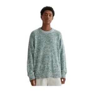 BDG Urban Outfitters Clark Crewneck‎ Sweater Heather Green White M